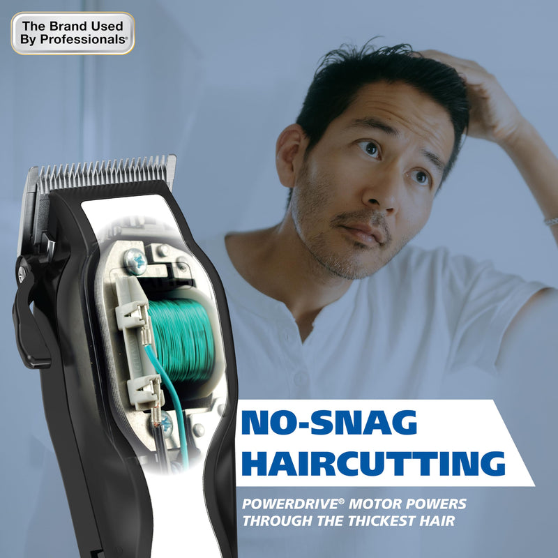 Wahl USA Anthem Classic Haircutting Kit – Corded Hair Clipper for Men with No-Snag Blades, Powerful POWERDRIVE Motor & Adjustable Fade Lever – Model 3029140 - PawsPlanet Australia