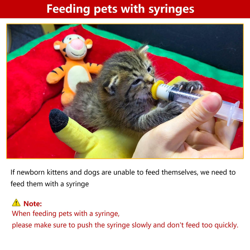 Pet Feeding Bottle and Syringe Set for Puppies and Kittens - PawsPlanet Australia
