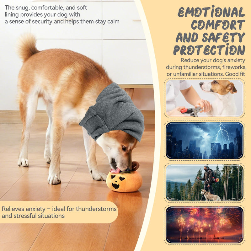 Dog Ear Protection, Ear Protection, Dog Polyester Material, Ear Muffs for Dogs, Adjustable, Noise Protection, Dog Earmuffs, for Small, Medium and Large Dogs, Outdoor Sports