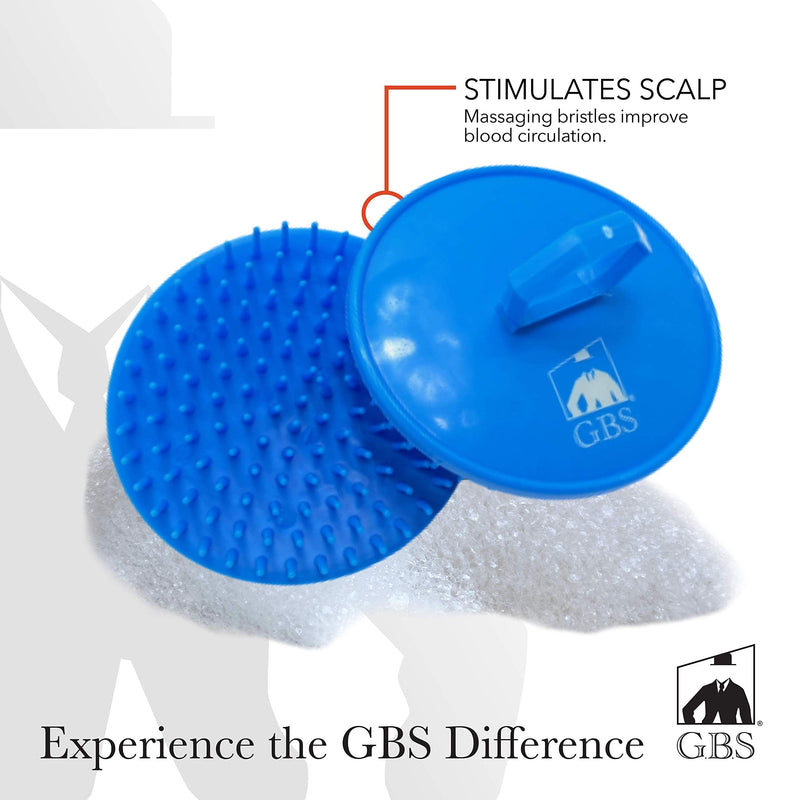 G.B.S Hair Scalp Massager Shampoo Brush-Scalp Brush for Hair Washing, Women, Men & Pet Grooming, Blue 1Blue - PawsPlanet Australia