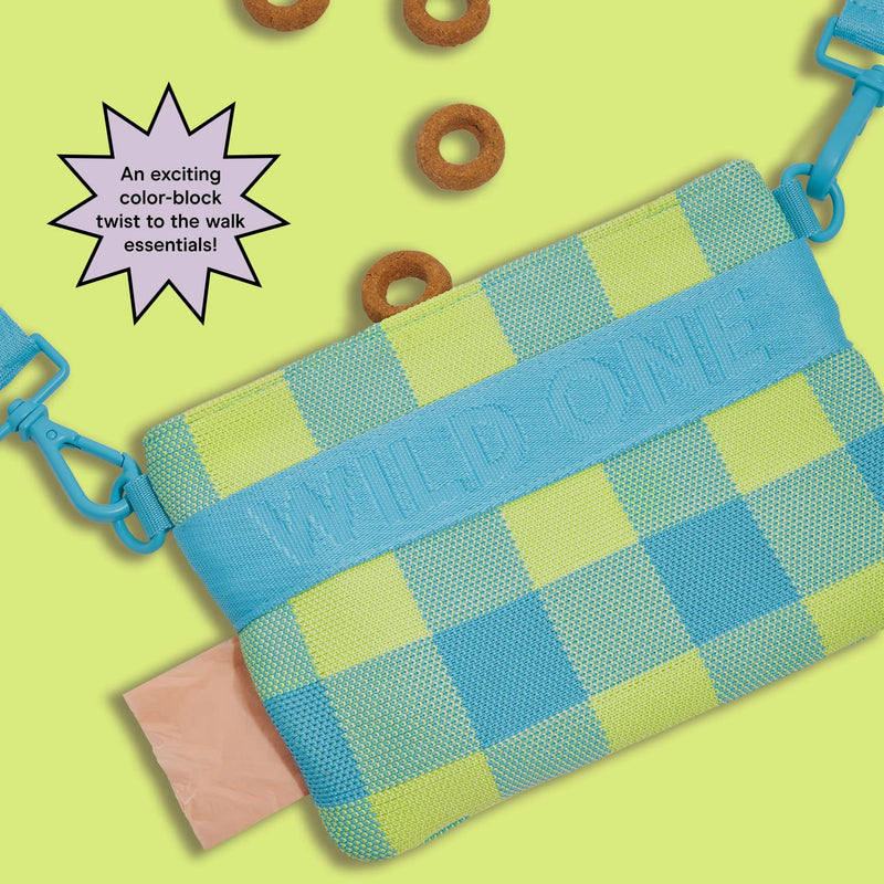 Wild One, Treat Pouch, Fanny Pack, Cross-Body Bag, wear Two Ways, Made from Recycled Knit, Poop Bag Dispenser, The Perfect Accessory for Dog Training Hudson - PawsPlanet Australia