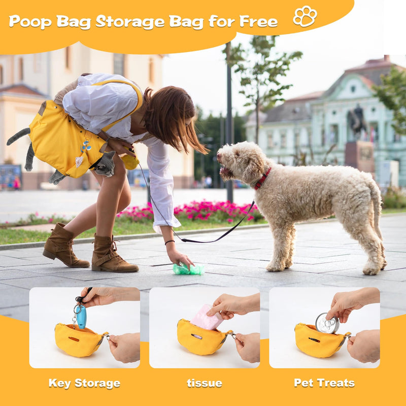 Cat Carrier for Small Pets 10-15lbs, Dog Carrier with Soft Padding Safety Buckles Storage Pouch for Travel Outdoor - PawsPlanet Australia