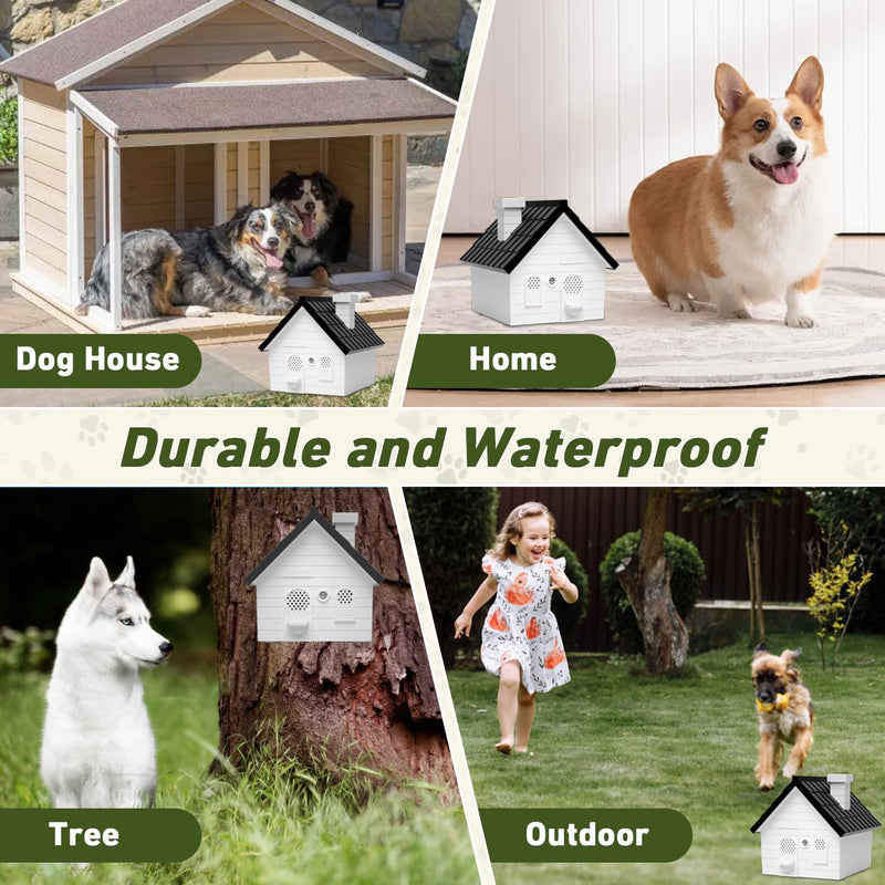 Dog Barking Deterrent Devices, Anti Barking Device, Ultrasonic Dog Barking Control Devices, Anti Barking Device Indoor Outdoor with 4 Modes Up to 50 Ft, Dog Barking Silencer