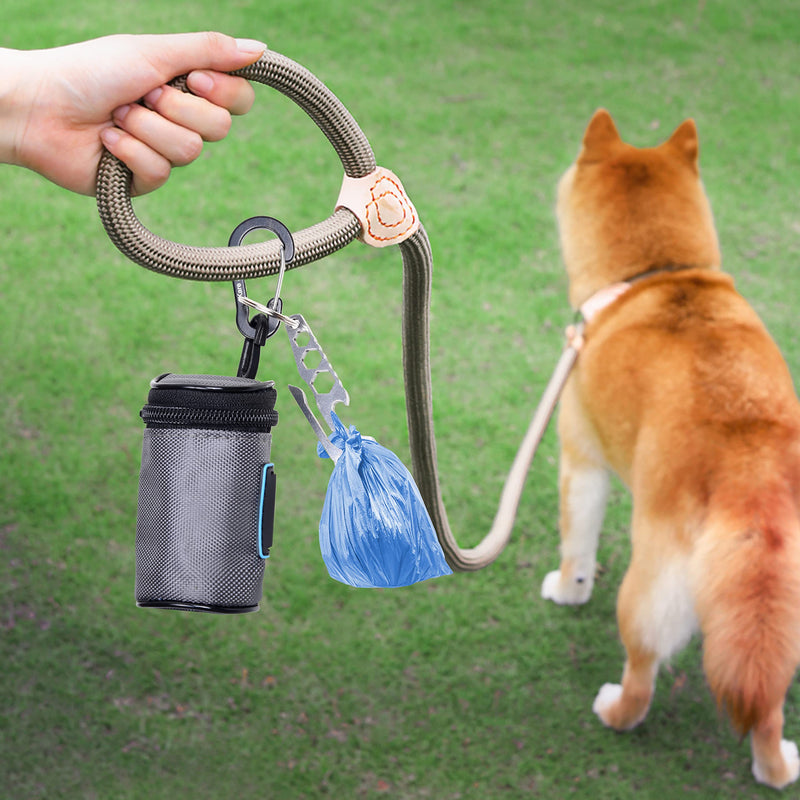 Kare & Kind Pet Waste Bag Dispenser with Dog Poop Holder- Clip On Zippered Poop Bag Holder - Also Includes Pet Waste Bags, Carabiner- Attaches to Leash, Belt, Harness,Collar, Stroller, Backpack - PawsPlanet Australia