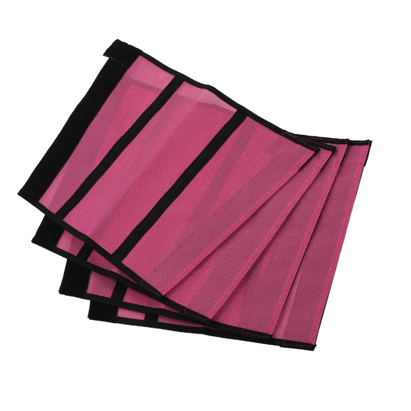 Horse Fly Leggings, Prevent Trampling Fine Mesh Leg Protection Tear Resistant Horse Fly Boots for Outdoor (Rose Red) - PawsPlanet Australia