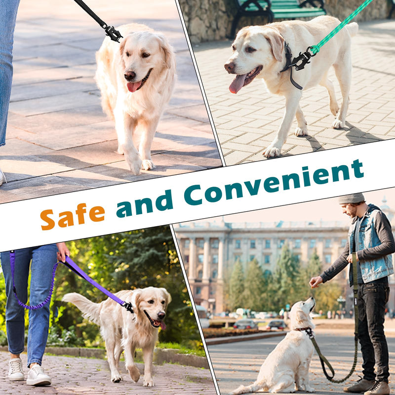 PetBonus 2 Pcs Frog Clip Dog Leash Clasp, 360 Degree Swivel Quick Release Metal Carabiner, Heavy Duty Safety Lead Connector for Linking Pet Collar Dog Harness - PawsPlanet Australia