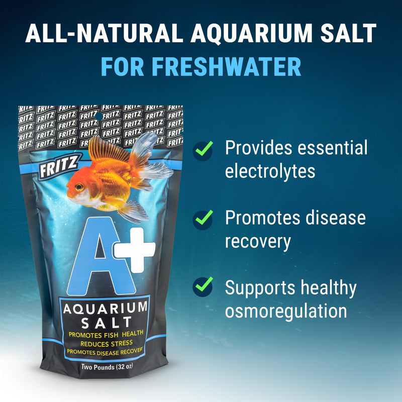 Fritz Aquatics A+ Aquarium Salt Treatment for Freshwater Fish (2 lbs)