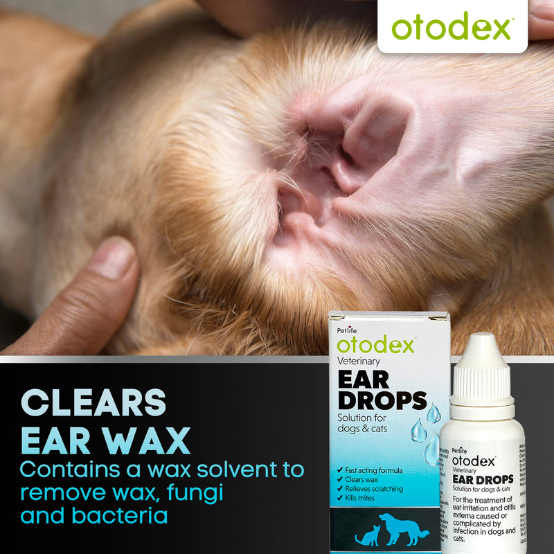 Otodex Petlife Ear Drops, 14 ml - PawsPlanet Australia
