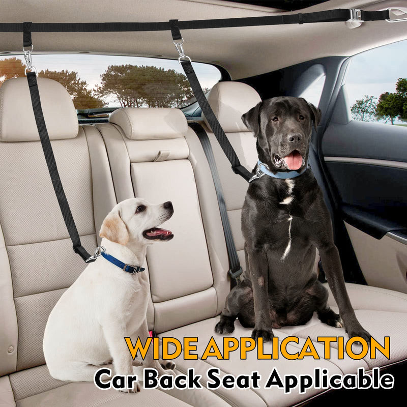 Truck Bed Dog Leash System, Dog Pickup Tether Tie Down, Dog Car Harness Belt Heavy Duty, Pick-Up Restraint Lead Adjustable, Dog Truck Leash for Dogs Up to 150lbs, Dog Truck Bed Barrier Tie Down Out For 1 Dog - PawsPlanet Australia