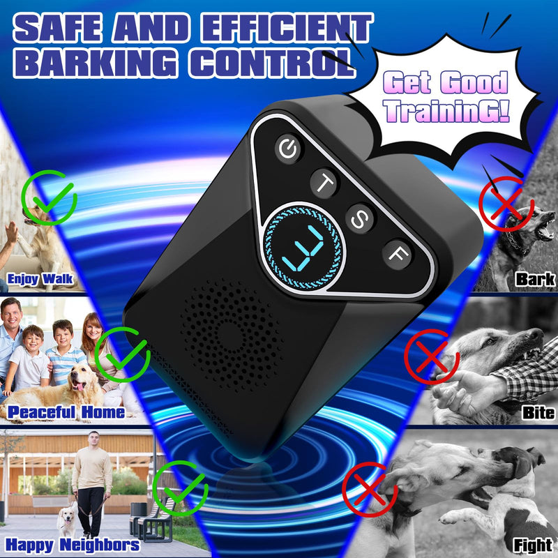 1500 mAh Rechargeable Anti Barking Device for Dogs Indoor Up to 50 Ft Range, Dog Bark Deterrent Devices Dog Training & Behavior Aids, 9 Modes Bark Box Dog Barking Control Devices Safe for Humans, Dogs - PawsPlanet Australia