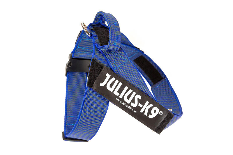 Julius-K9, IDC Color & Gray Belt Harness, Size: 2XL / 3, Blue-Gray 2XL/3