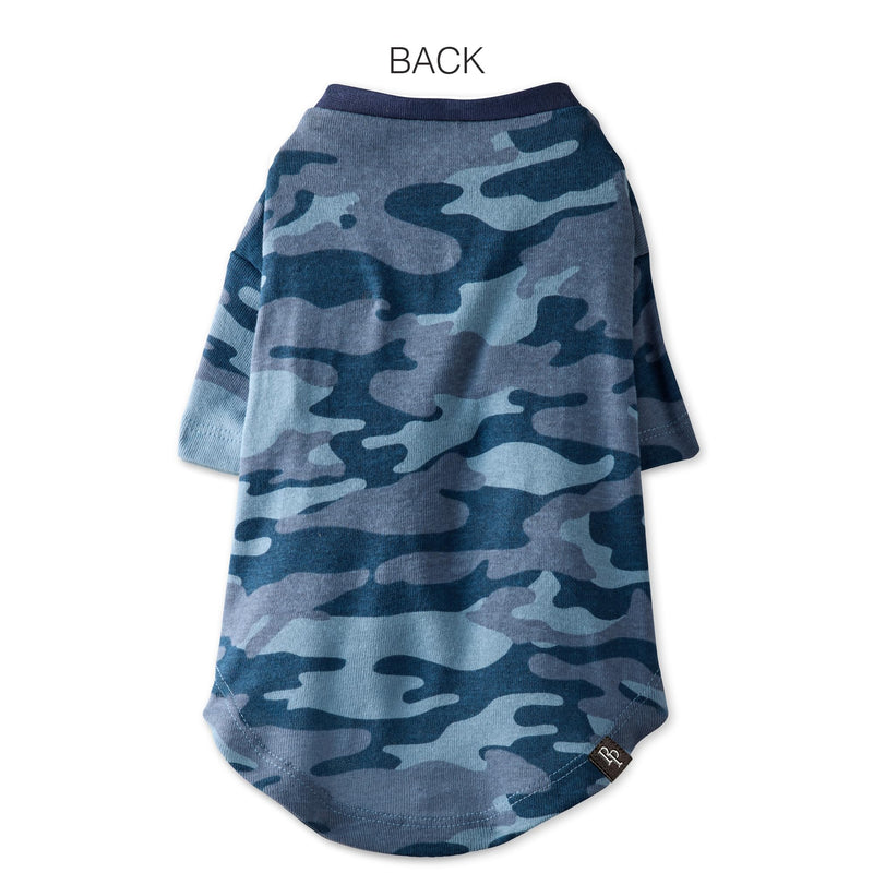 Toby II - The Perfect Tee, 3 Pack Short Sleeve Pet T-Shirt 100% Organic Cotton Tees Clothes for Small, Medium, Large Dogs, Navy Camo, XX-Small XX-Small (4-7 lbs) - PawsPlanet Australia
