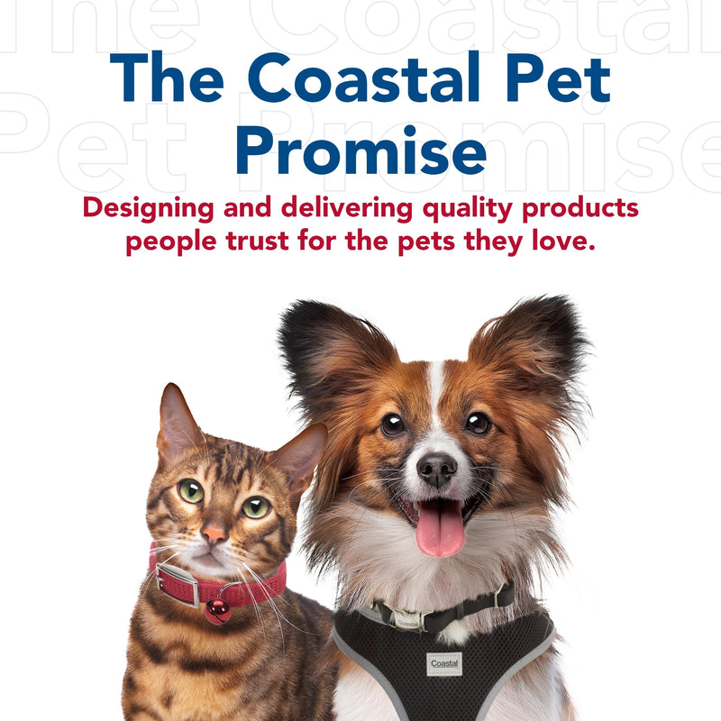 Coastal Pet Safari Dog Soft Slicker Brush - Dog Grooming Brush for Shedding - for Dogs with Short, Medium and Long Hair - Small - 6.5" x 2.5" No Color - PawsPlanet Australia