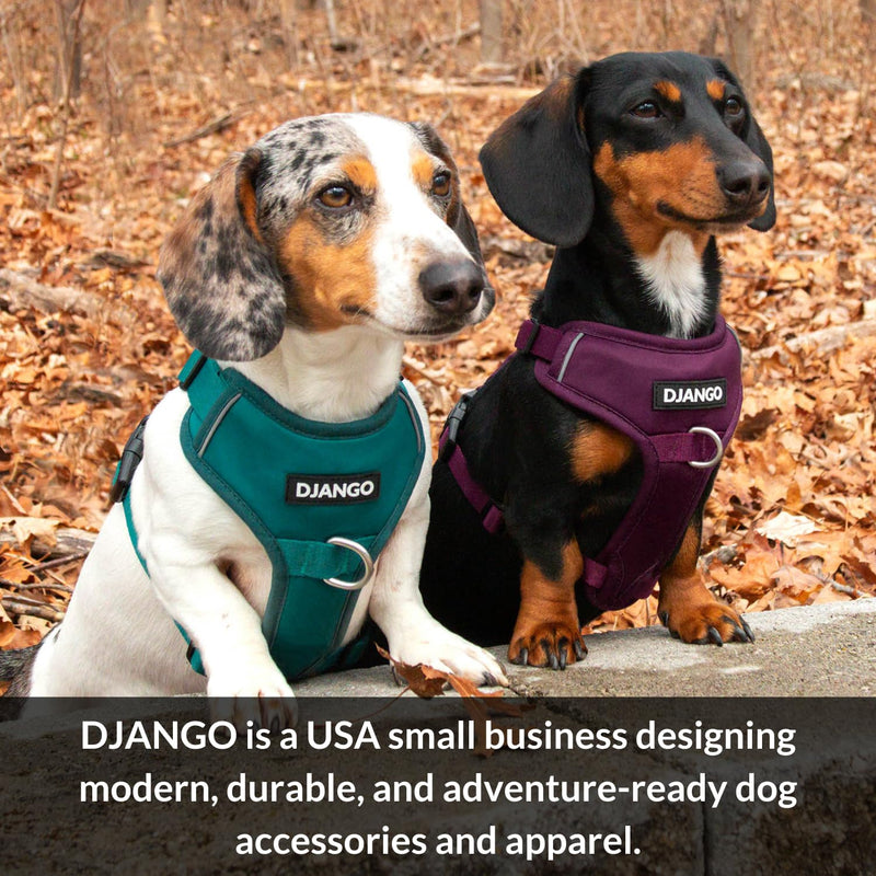 DJANGO Dog Hoodie and Super Soft and Stretchy Sweater – Fully Lined with Elastic Waistband, Leash Portal, and Back Pocket (Dark Fuchsia Purple, Small) Dark Fuchsia Purple