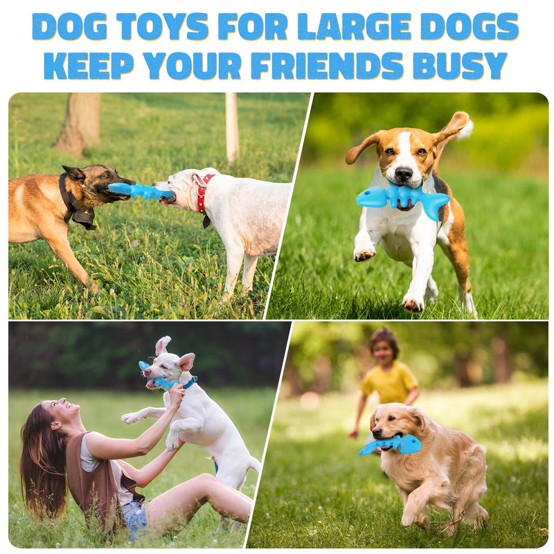 Indestructible Dog Chew Toys for Aggressive Chewers, Tough Dog Bones Toys for Large Dogs, Super Chewer Dog Toys to Keep Them Busy - PawsPlanet Australia