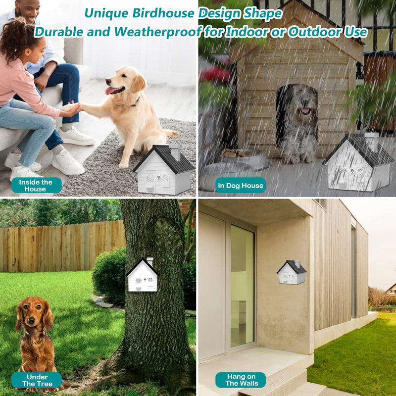 Anti Barking Device, Ultrasonic Dog Bark Deterrent Devices up to 50 Ft Range, 4 Modes Dog Barking Silencer Stop Barking Dog Indoor & Outdoor - PawsPlanet Australia