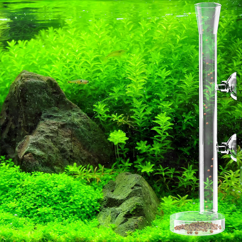 8 Pcs Shrimp Feeding Tube and Dish Fish Feeder Tube Tray for Plant Holder for Aquarium Fiberglass Fish Tank Feeding Tray (10inch) 10inch - PawsPlanet Australia