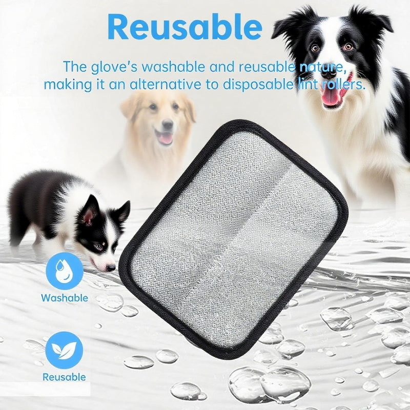 2 Pieces Pet Hair Remover, for Cat Hair Remover, Dog Hair Remover Couch Furnishings, Rug, Drape Upgraded Animal Fur Removal Implement, Cat and Dog Grooming Gloves - PawsPlanet Australia