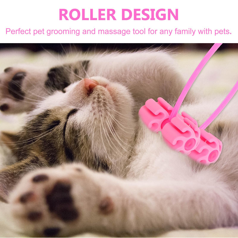 GLEAVI Massage Roller cat Roller cat face Roller cat Thin face Massager cat face Massager Scroll Wheel pet cat - PawsPlanet Australia