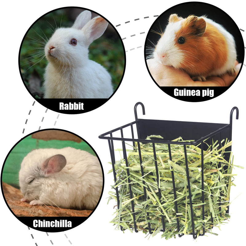 DEVIER Metal Rabbit Hay Feeder, Heavy-Duty, 6.9x4.7x6.6 in, for Multiple Pets - PawsPlanet Australia