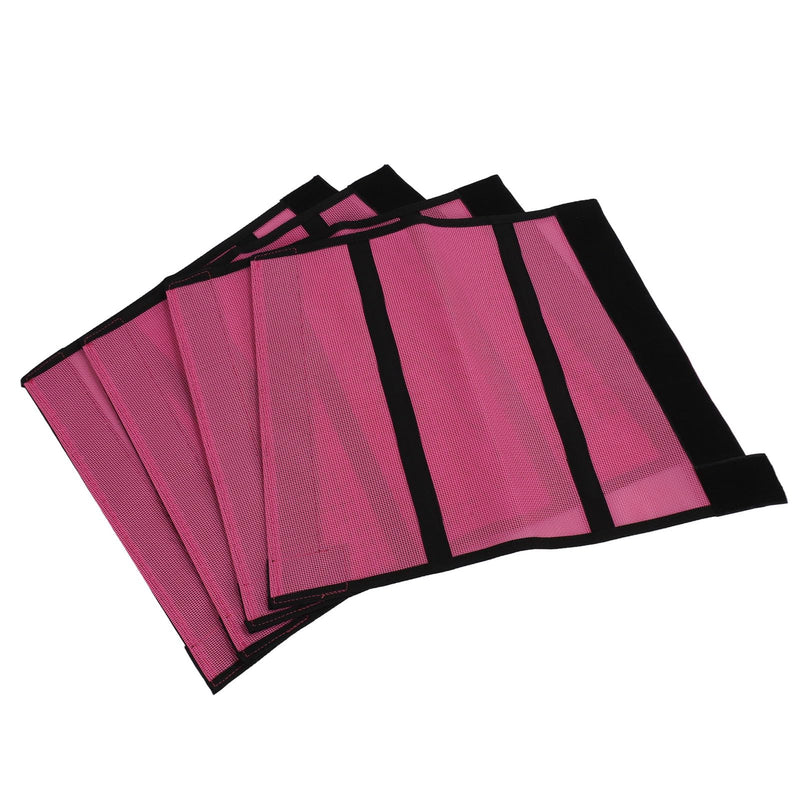 Horse Fly Leggings, Prevent Trampling Fine Mesh Leg Protection Tear Resistant Horse Fly Boots for Outdoor (Rose Red) - PawsPlanet Australia