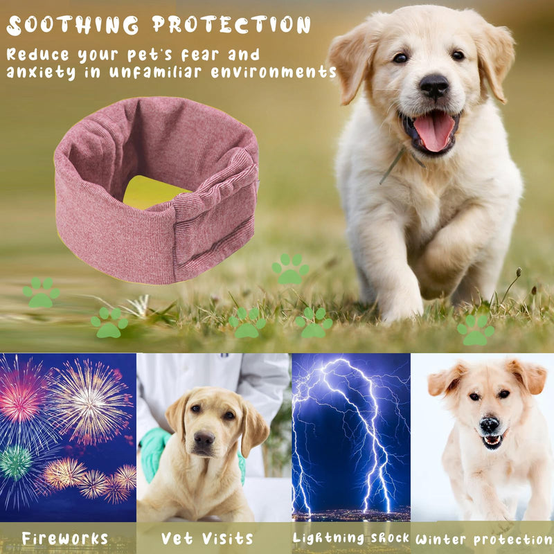 Dog Snood for Neck and Ears Warmer, Dog Ear Muffs Noise Protection Calming Hood Pet Snood Ear Covers for Anxiety Relief and Calming (S) S