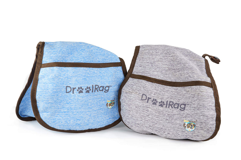 DroolRag Dog Drool Towel (Grey) Grey - PawsPlanet Australia