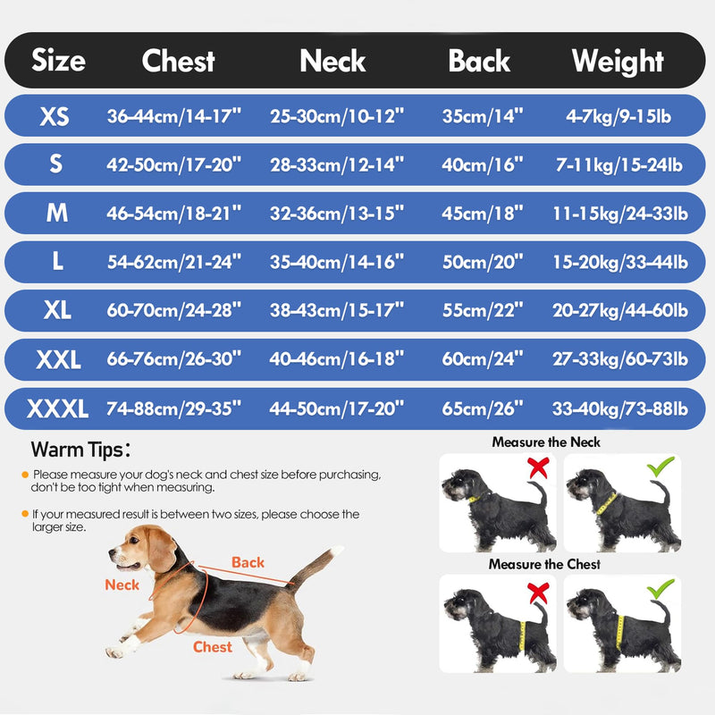 Dog Anxiety Calming Vest Breathable Mesh Anxiety Relief Shirt, Dog Thunder Jacket Calming Coat for Fireworks, Vet Visits, Separation, Noise Block, Pet Calming Wrap Jacket All Season Indoor Outdoor,3XL 3XL(Chest Girth:29"-35") Blue - PawsPlanet Australia