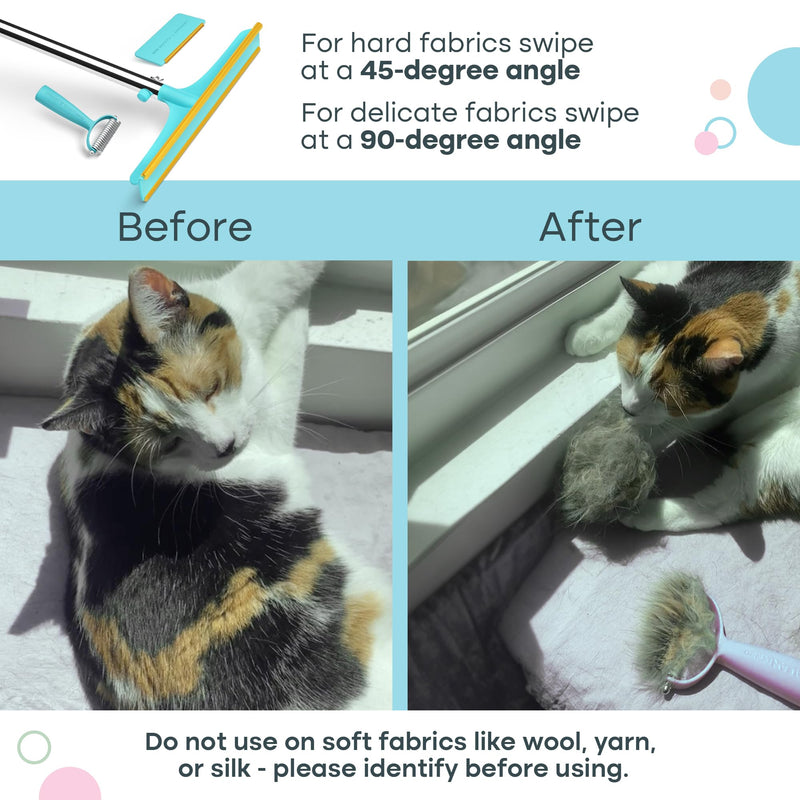 Uproot Clean Deshedder Xtra, Pro, & Deshedder Bundle - Pet Hair Removal Tool & Dog Brush for Shedding Bundle - Easy Cat & Dog Hair Remover & Carpet Rake Set with Special Dog Grooming Brush! - PawsPlanet Australia