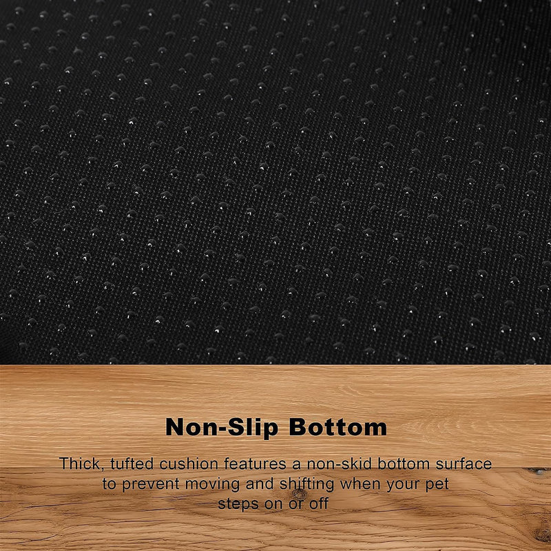 Dog Bed for Small Dogs Crate Washable Ultra Soft 24 inch Puppy Bed with Anti-Slip Pet Pillow Cushion Sleeping Up to 25 lbs Pet or Kitten Kennel Pad,24 x 18 Grey 24"x17"x4" Gray - PawsPlanet Australia
