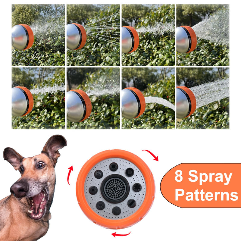 Dog Washing Hose Attachment, 8-in-1 Sprayer Hose Nozzle with Soap Dispenser for Dog Showering, Watering Flowers, Car Washing (Nozzle Only) Nozzle Only - PawsPlanet Australia