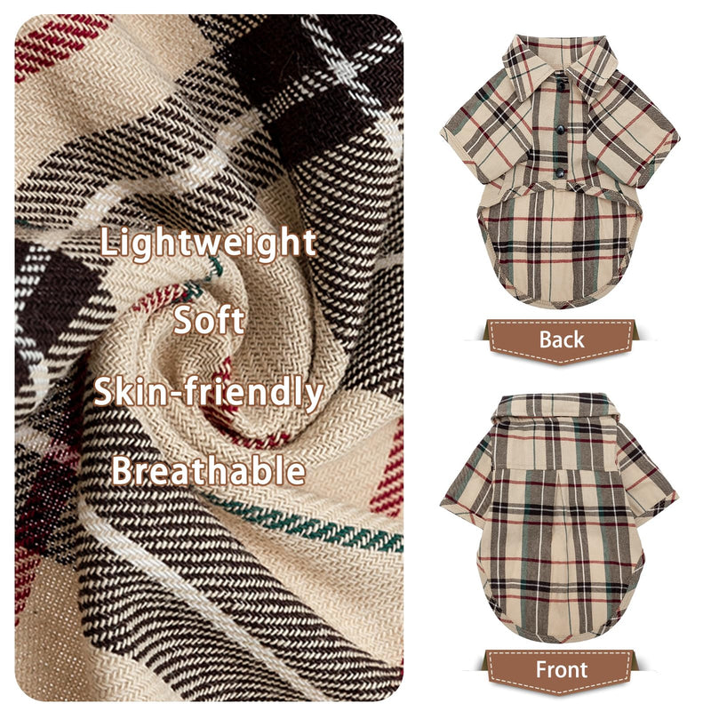 PUPTECK Small Dog Shirt with Wedding Bandana Set - PawsPlanet Australia