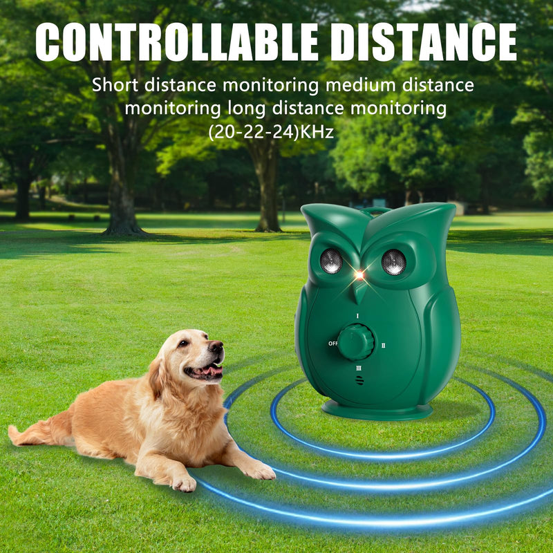 QHZ Rechargeable Ultrasonic Bark Box Dogs Barking Deterrent Devices with 3 Modes Up to 50 Ft, Dog Bark Deterrent Devices for Own or Neighbors Dog Ultrasonic Dog Training Device - PawsPlanet Australia