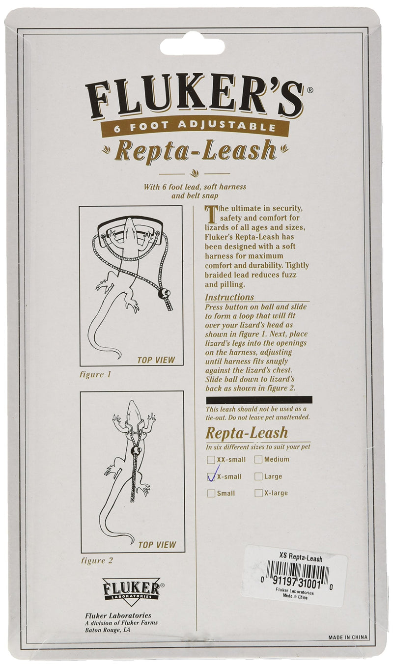 Fluker's Repta Leash for Reptile, X-Small - PawsPlanet Australia