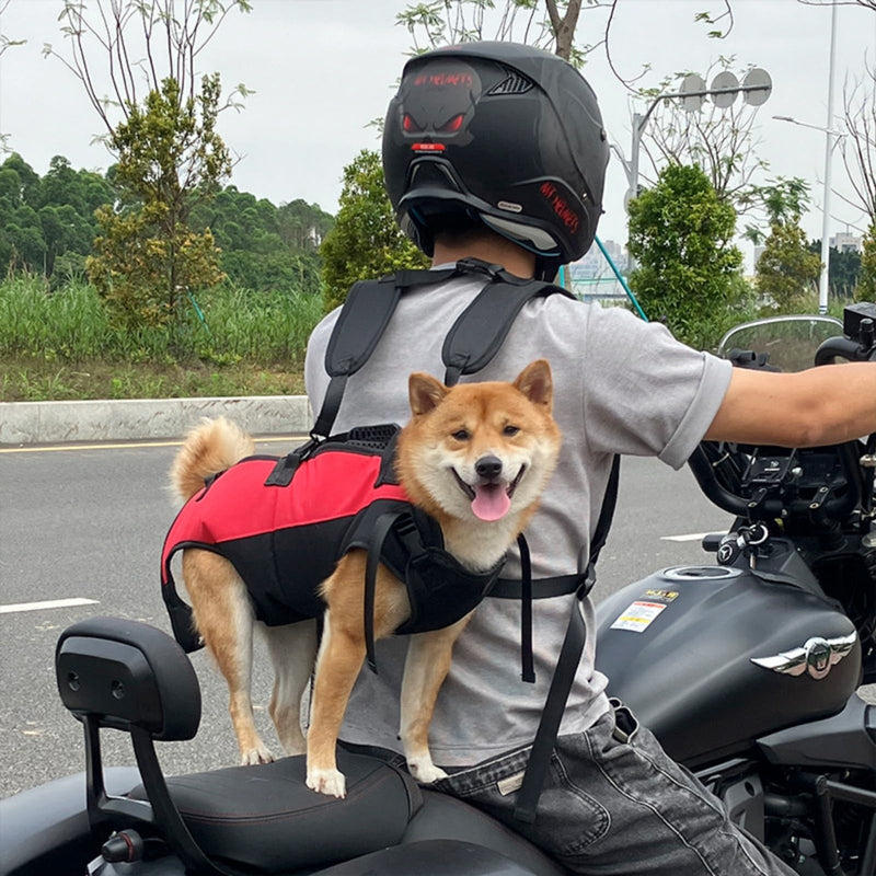 Dog Backpack Carrier for Medium/Small Dogs Dog Carrying Backpack Emergency Backpack Old, Disabled, Joint Injuries, Arthritis, Senior Dogs Up and Down Stairs, Cars Dog Hiking Backpack (S) S - PawsPlanet Australia