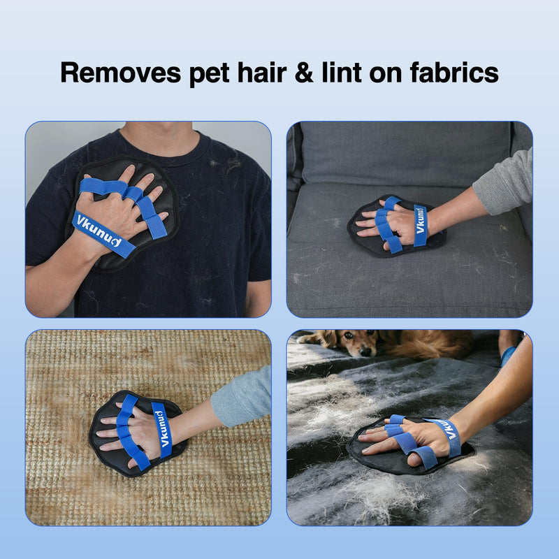 Pet Hair Removal Glove for Dogs & Cats, Electrostatic Pet Hair Remover Glove for Couch, Clothes, Carpet, and Car Seats, Reusable Magic Brush Pet Hair 1PCS - PawsPlanet Australia