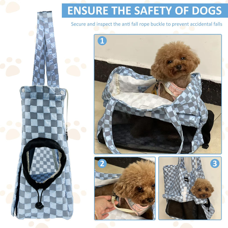 Dog Sling Carrier Pet Sling Carrier for Small Dog & Cats, Puppy Sling with Pockets, Classic Breathable Design for Travel, Camping & Outdoo,Maximum Load Capacity of 22 Pounds. - PawsPlanet Australia