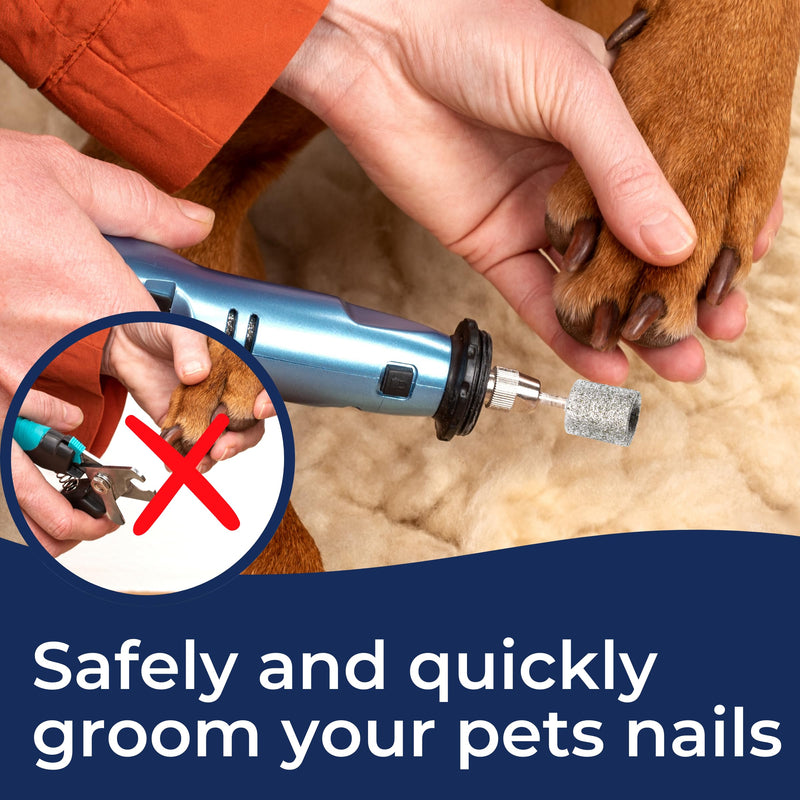 3Pcs Nail Grinder Diamond Bits for Cats and Dogs - Painless Nail Sanding Drums - Diamond Dog Nail Grinder Attachment - Faster Diamond Bit for Dog Nail Grinder - 80/120 Grit (3Pcs-Set) 3pcs 120 & 80 Grit Set(Small, Large, Jumbo) - PawsPlanet Australia