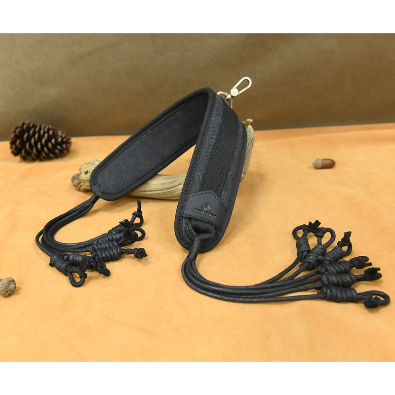 WAYNE'S DOG Canvas Bird Game Carrier, Waterfowl Dove Small Animal Game Carrier Hanger Tote Shooting Accessories (Black) Black - PawsPlanet Australia