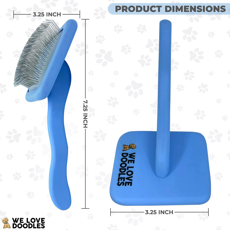 We Love Doodles Large Slicker Brush For Dogs & Dog Dematting Comb - Easily Remove Dog Tangles - PawsPlanet Australia