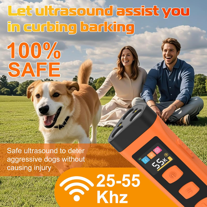 Dog Bark Deterrent Device, 2025 Anti Barking Device for Dogs 65FT Far Ultrasound Dog Bark Deterrent, Humane Alternative to Training Collars, Works Indoors & Outdoors - Stubborn Barking Solution - PawsPlanet Australia