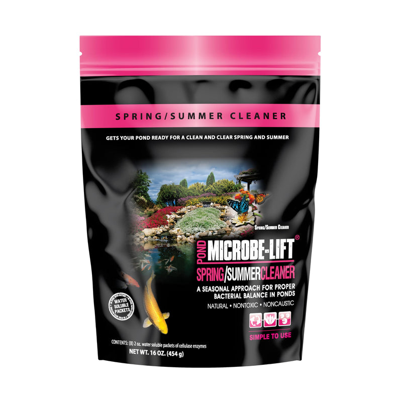MICROBE-LIFT 10XSSCX1 Spring and Summer Pond and Outdoor Water Garden Cleaner, Safe for Live Koi Fish, Plant Life, and Decor, 16 Ounces - PawsPlanet Australia