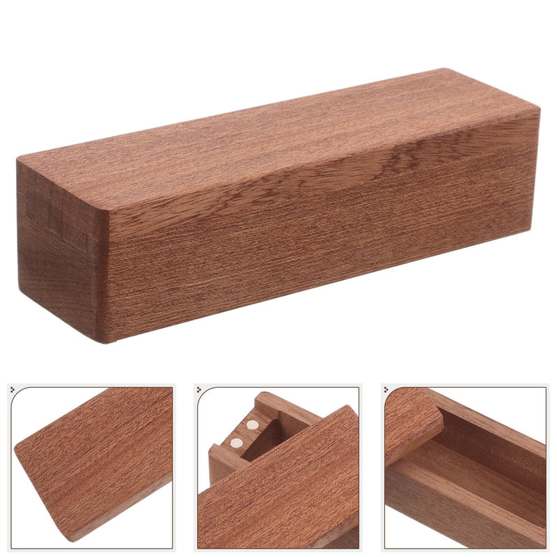 Elegant wooden box for storing cat whiskers with magnetic closure and reminder function for pet lovers when moving or traveling
