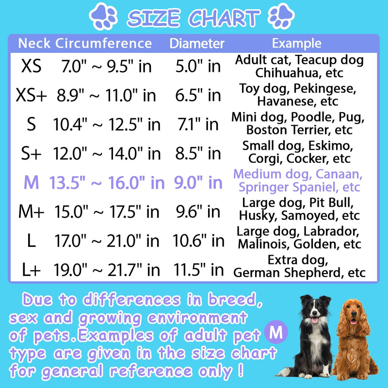 Soft Cone for Medium Dogs Alternative After Surgery, Adjustable Dog Recovery Collars & Cones to Stop Licking, Comfortable Elizabethan Cone of Shame Alternatives - Blue Green (M) - PawsPlanet Australia