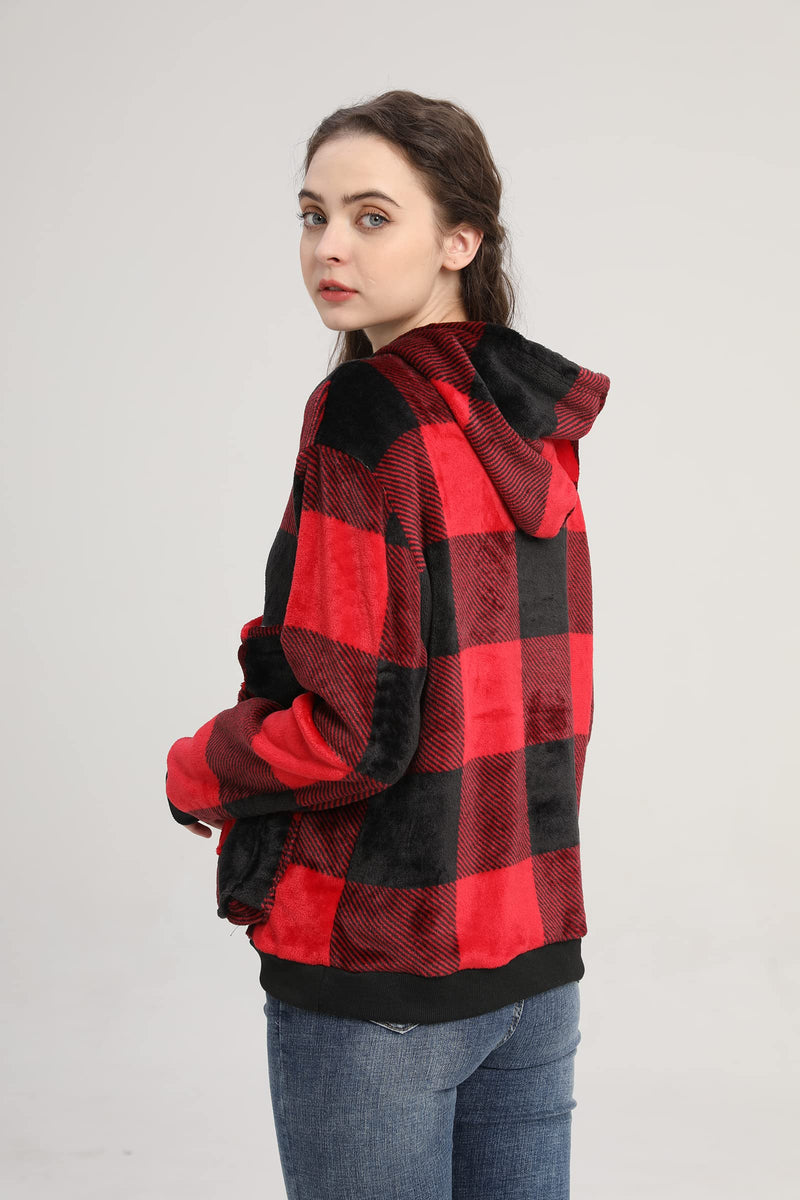 Cat Pouch Hoodie Large Pet Pouch Sweatshirt Puppy Kitten Holder Carrier Pullover Tops for Women XX-Large Red - PawsPlanet Australia