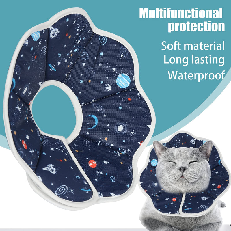 Cat Cone Collar Soft, Cat Cones After Surgery, Recovery Collars, Waterproof, Soft, Size Adjustable,Suitable for Bathing, Grooming, Preventing Scratching and Licking (M (Neck:9-11 in)) M (Neck:9-11 in) - PawsPlanet Australia
