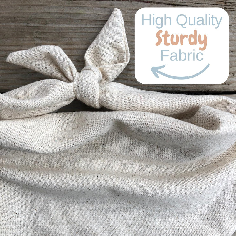 Baby Security in Training Dog Bandana Pregnancy Announcement Natural Cream Minimal Style (Large) Large - PawsPlanet Australia