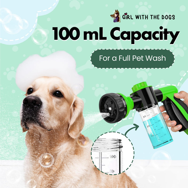 Soap Dispensing Canister Replacement 3.5oz/100ml for Pet Wash Sprayer Nozzle for Dog Wash, Dog Shower, Dog Soap & Bathing Supplies - PawsPlanet Australia