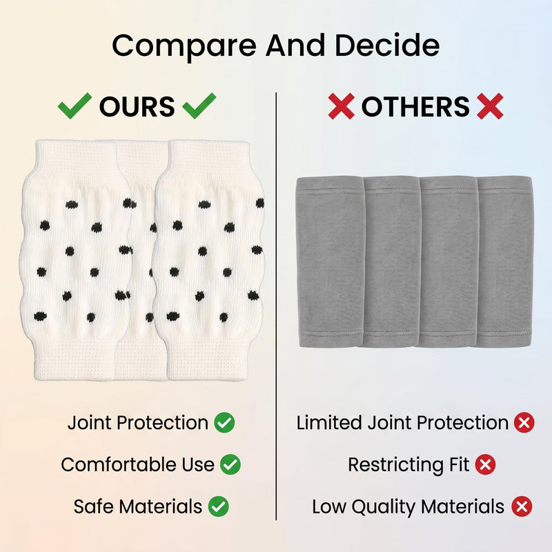 Dog Leg Bandage, 4-Piece Dog Elbow Protection, Cute Dots, Comfortable, High Stretch, Dirt-Repellent, Pet Protection, Warm Knee Pads for Protection of Dog Legs, Wounds, Injuries, (S) S