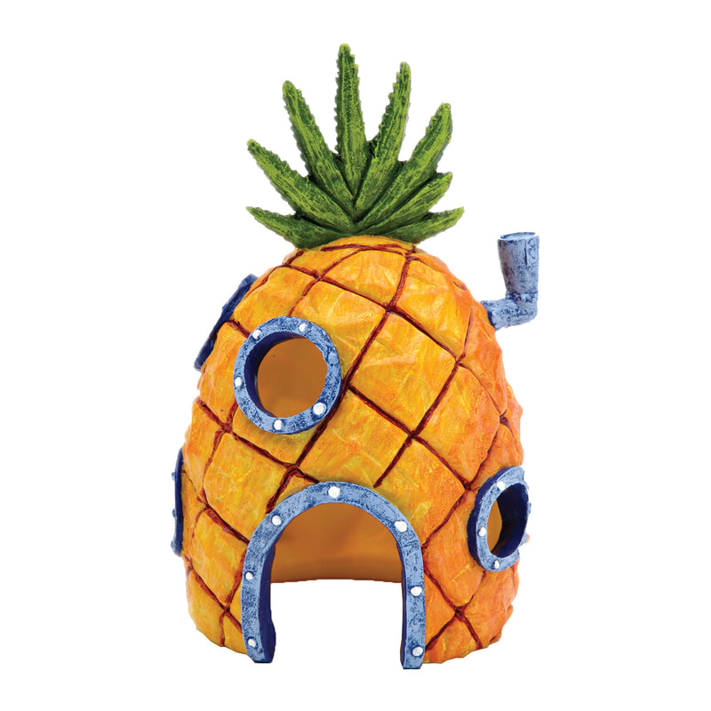 Penn-Plax SpongeBob and Pineapple House Aquarium Ornament | 2 piece Set | Great for fresh or alt water tanks .5 LBS